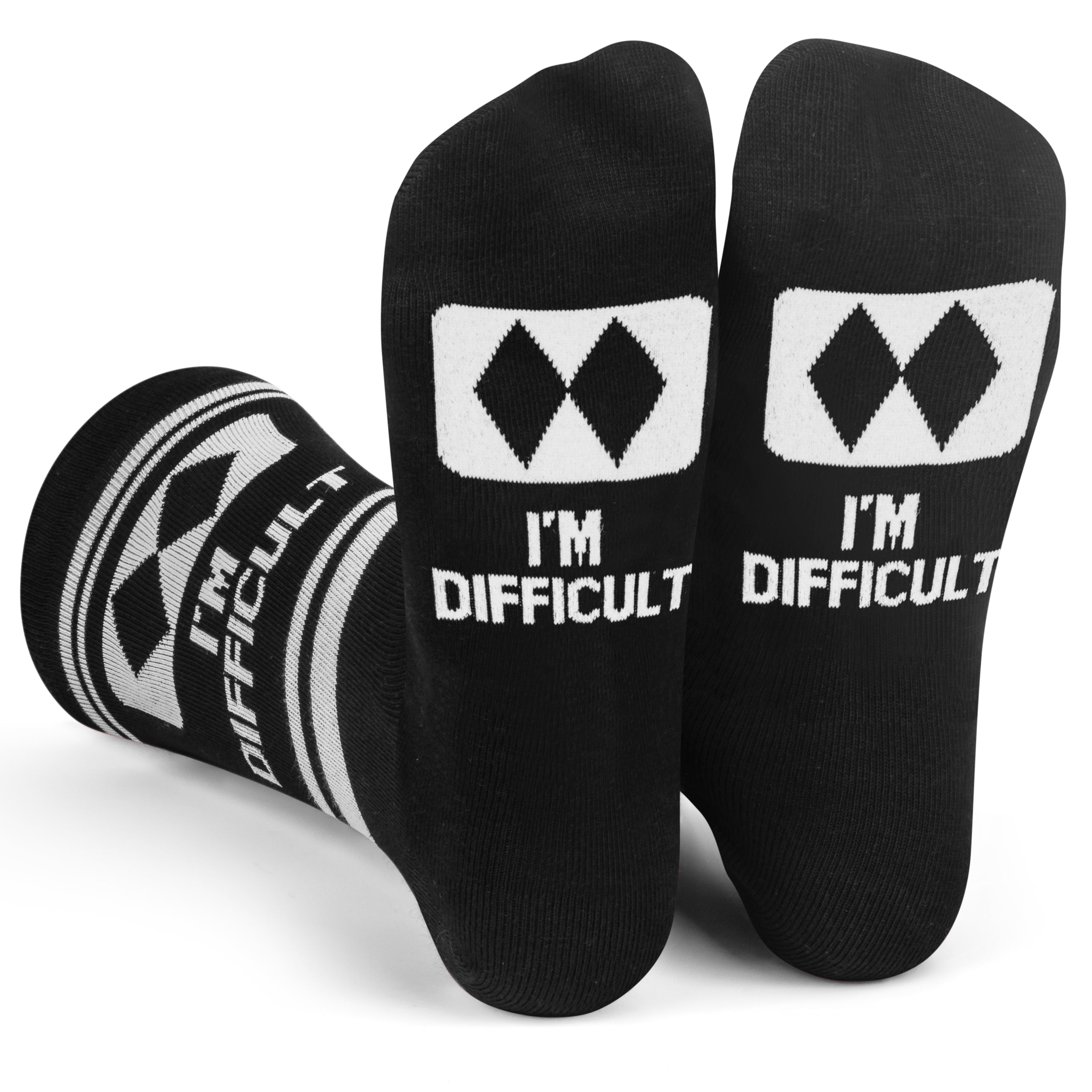 I'm Difficult Funny Ski Socks Gift for Men and Women · Lavley