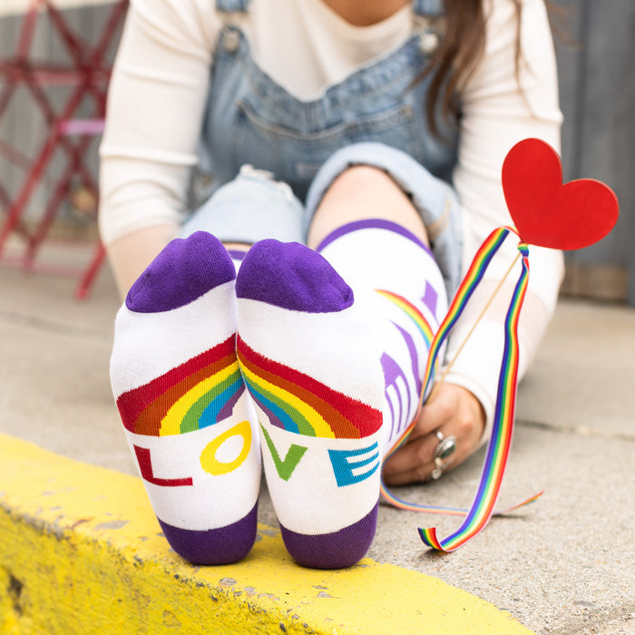 Rainbow Pride Knee High Socks