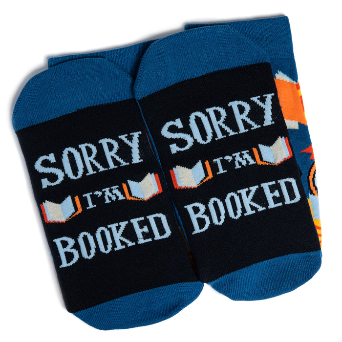 Sorry I'm Booked Socks