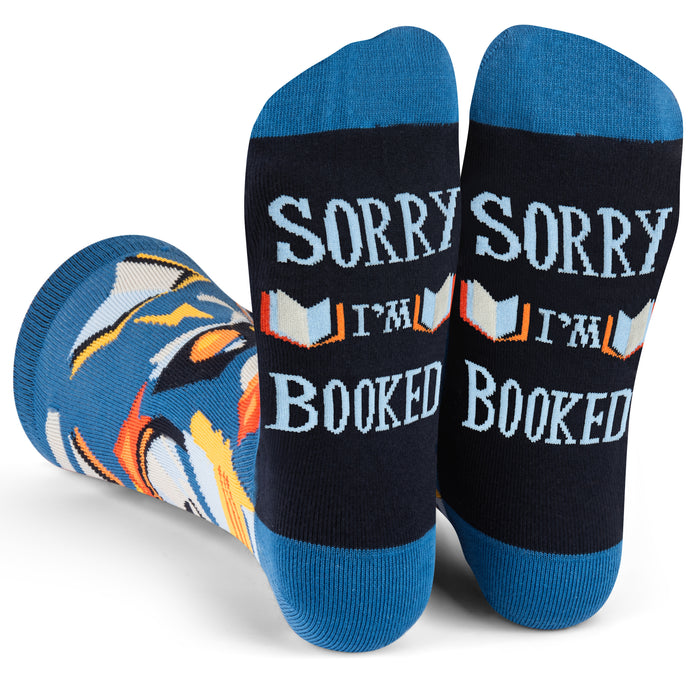 Sorry I'm Booked Socks