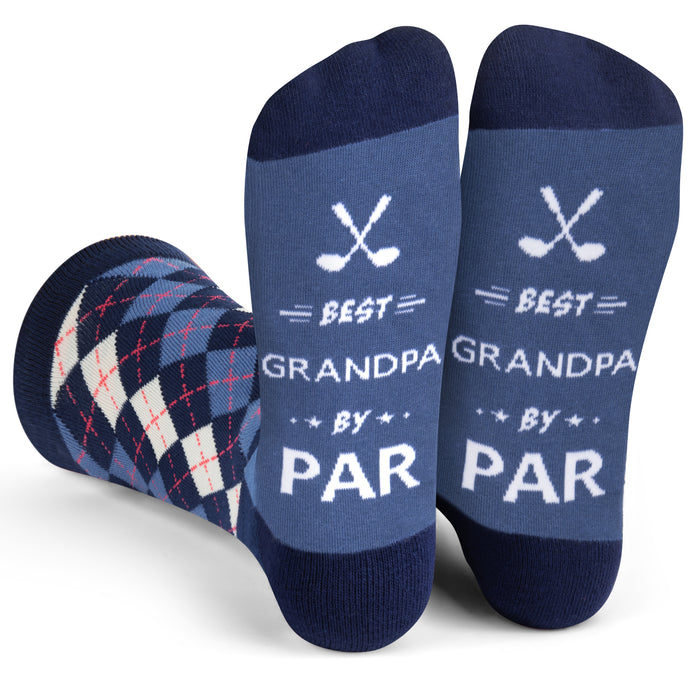 Best Grandpa By Par Socks
