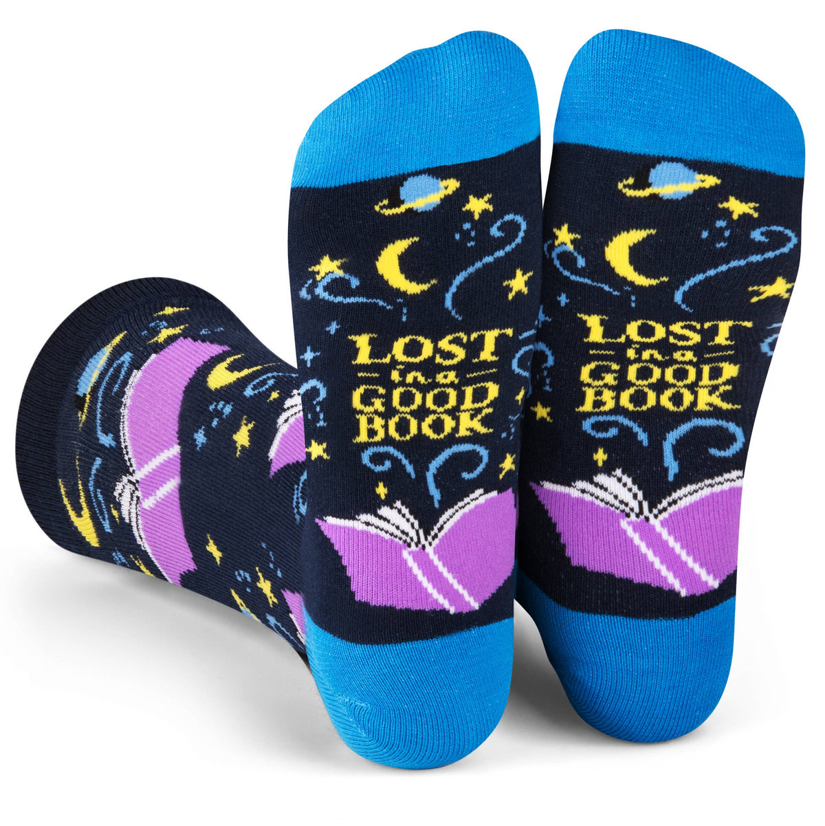 Lost In A Good Book Reading Socks for Women