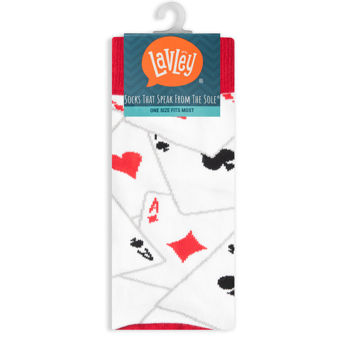 Kiss my Ace Socks for Poker and Cards Players