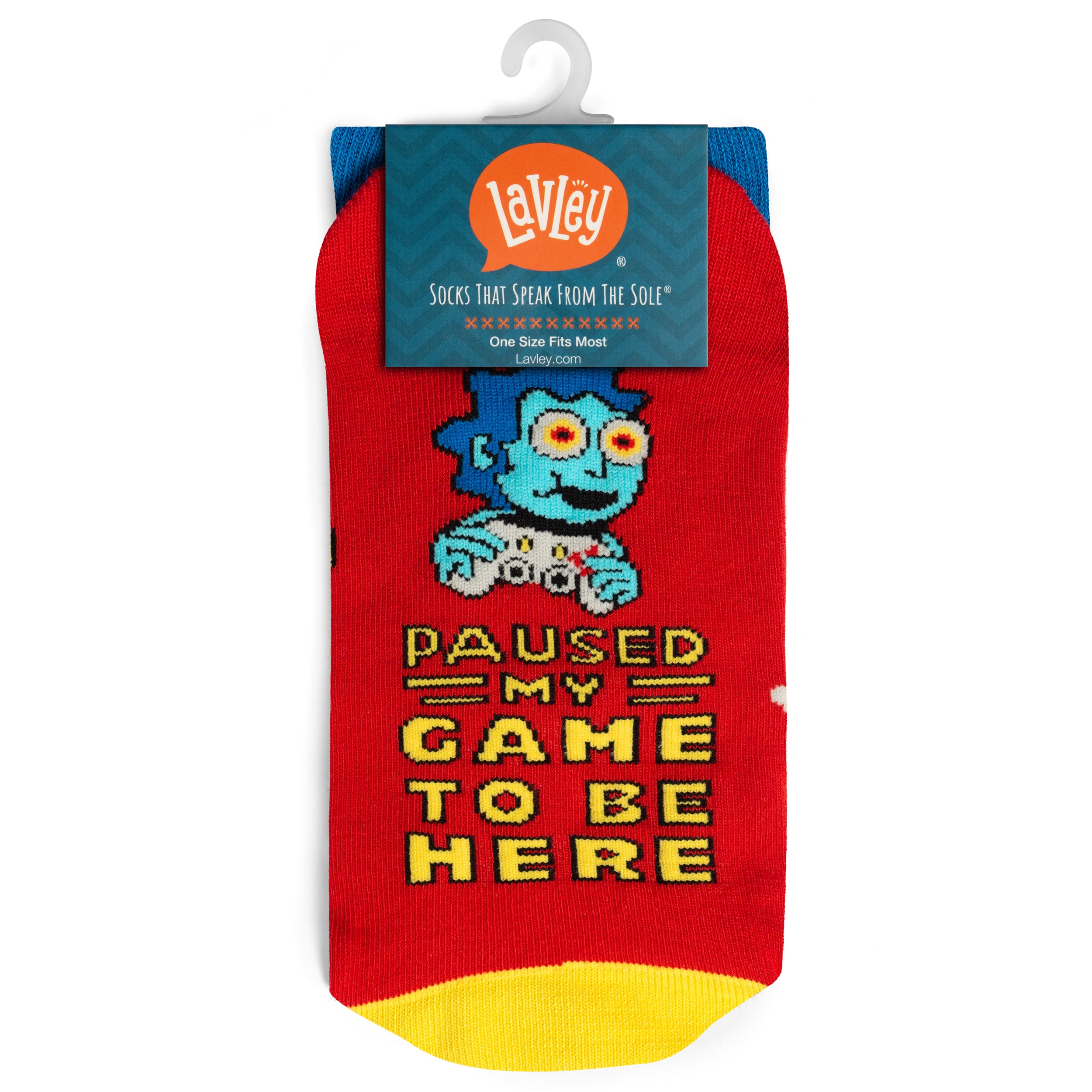 I Paused My Game To Be Here Socks