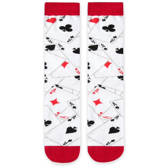 Kiss my Ace Socks for Poker and Cards Players