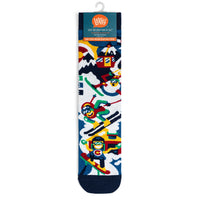 Ski More, Worry Less Socks