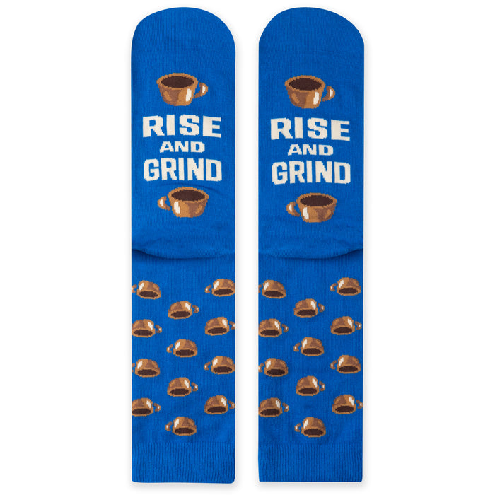 Rise and Grind Coffee Socks