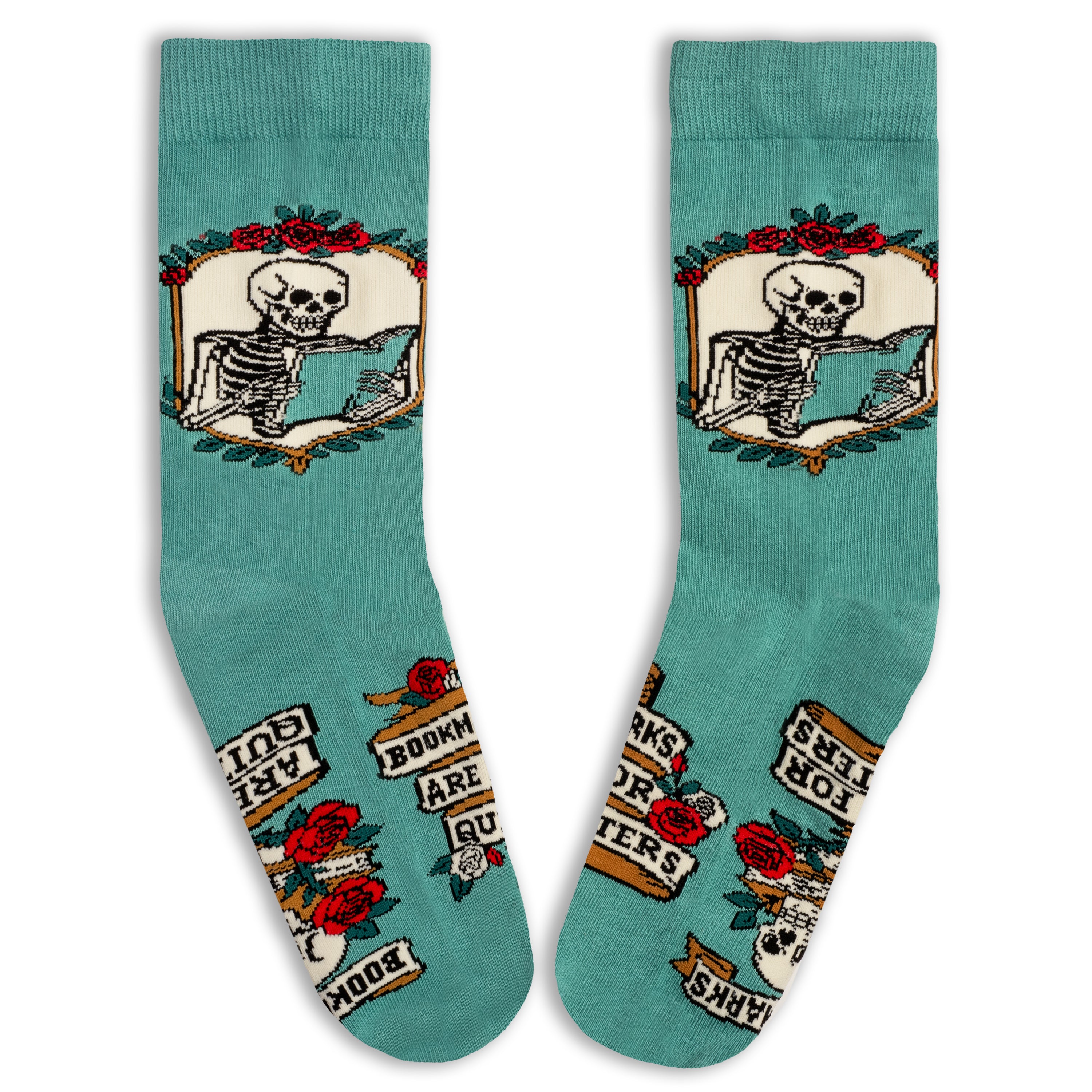 Bookmarks are for Quitters Book Socks for Readers