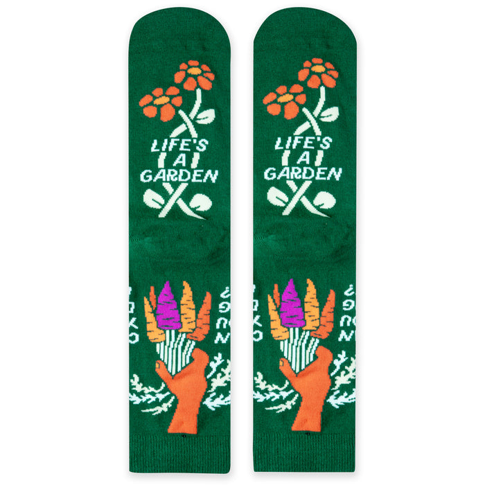 Can You Dig It Life's A Garden Socks