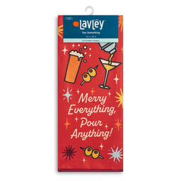 Merry Everything Pour Anything Christmas Kitchen Towel