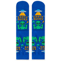 Earth Sucks Alien Socks