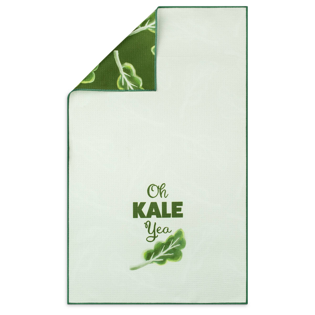 Oh Kale Yea Funny Food Design Microfiber Kitchen Tea Towel