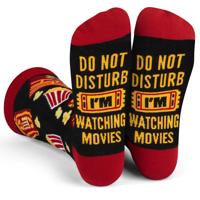Do Not Disturb, I'm Watching Movies Socks