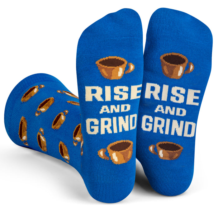 Rise and Grind Coffee Socks