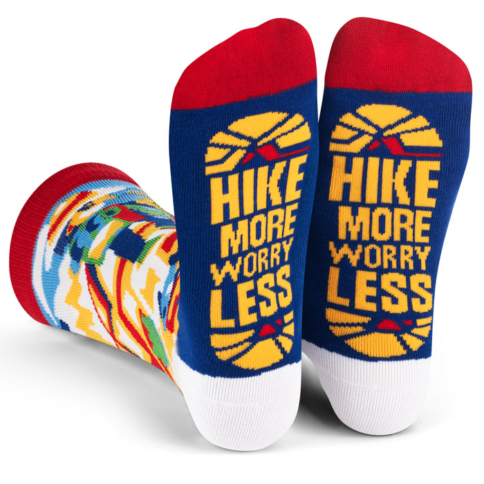 Hike More, Worry Less Socks