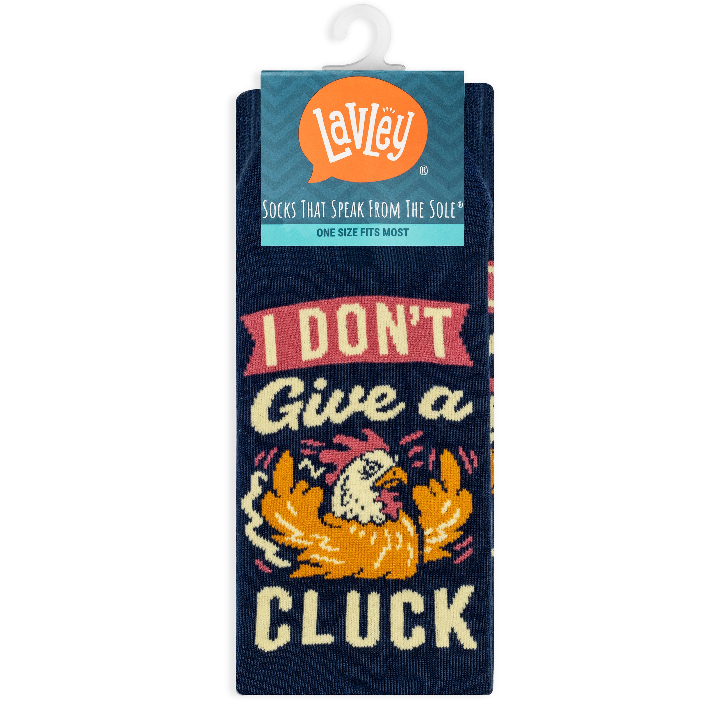 I Don't Give a Cluck Funny Chicken Socks