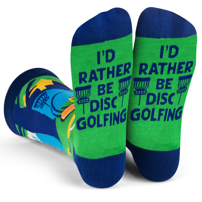 I'd Rather Be Disc Golfing Socks
