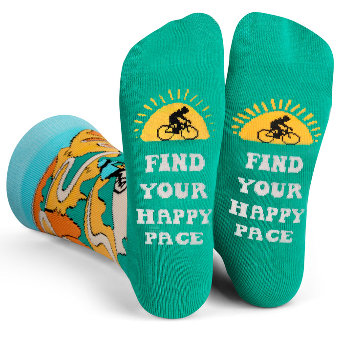Happy Pace Bike Socks for Bicycle Lovers
