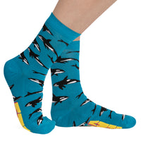 Don't Kill My Vibe Orca / Killer Whale Socks