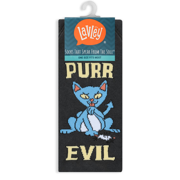 Purr Evil Cat Socks