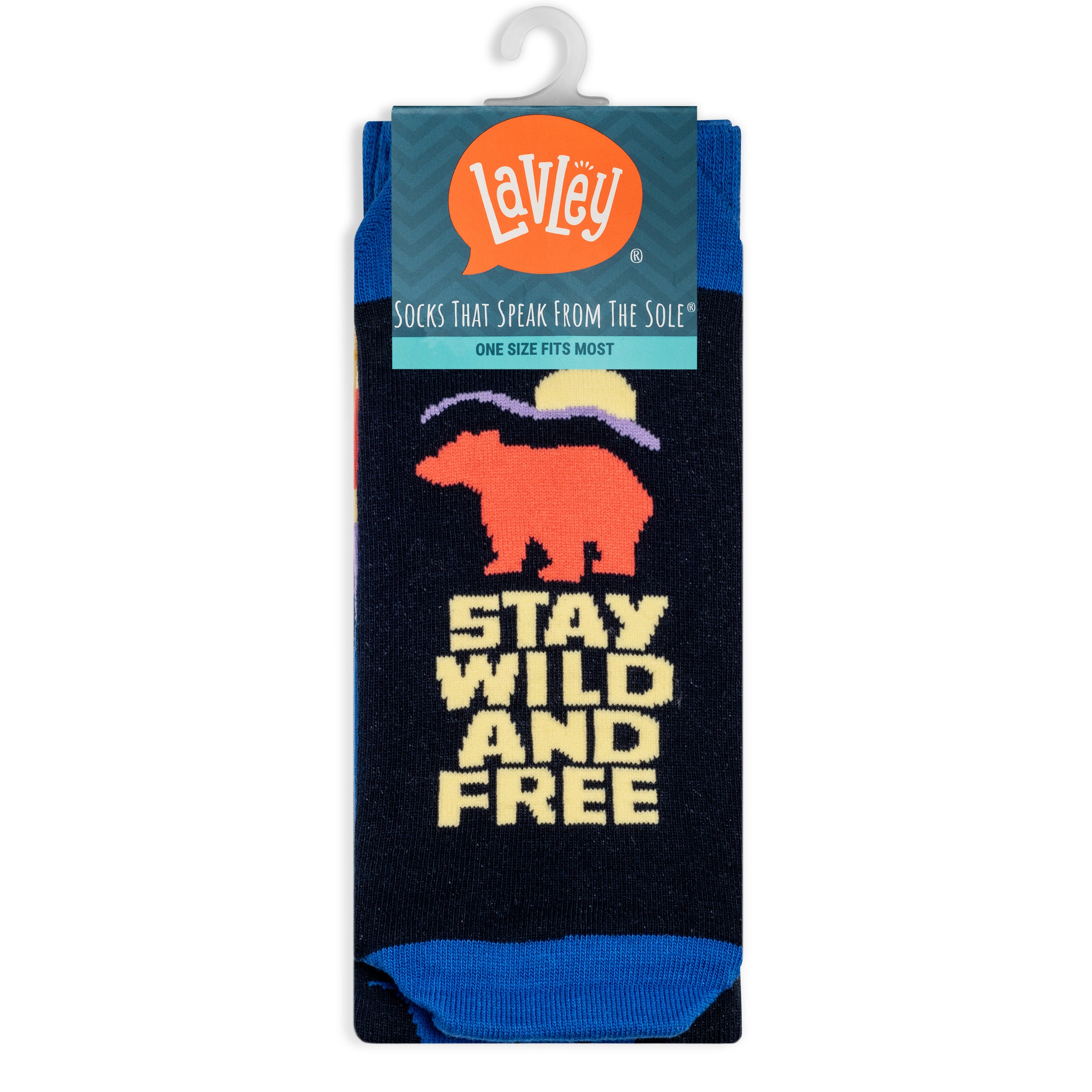 Stay Wild and Free Socks For Outdoorsy People