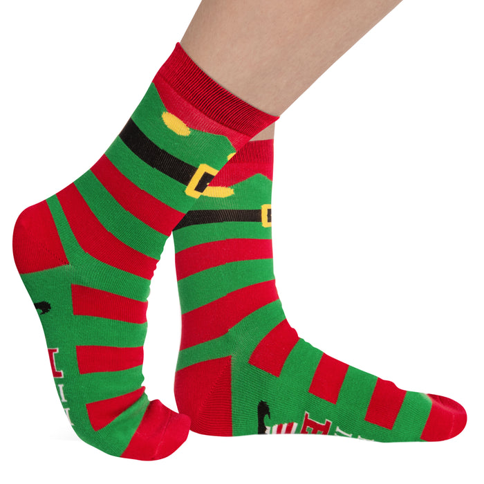 Believe in your Elf Christmas Socks