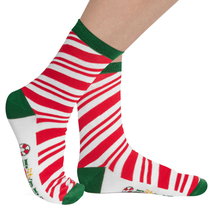 It's Not Gonna Lick Itself Candy Cane Christmas Socks