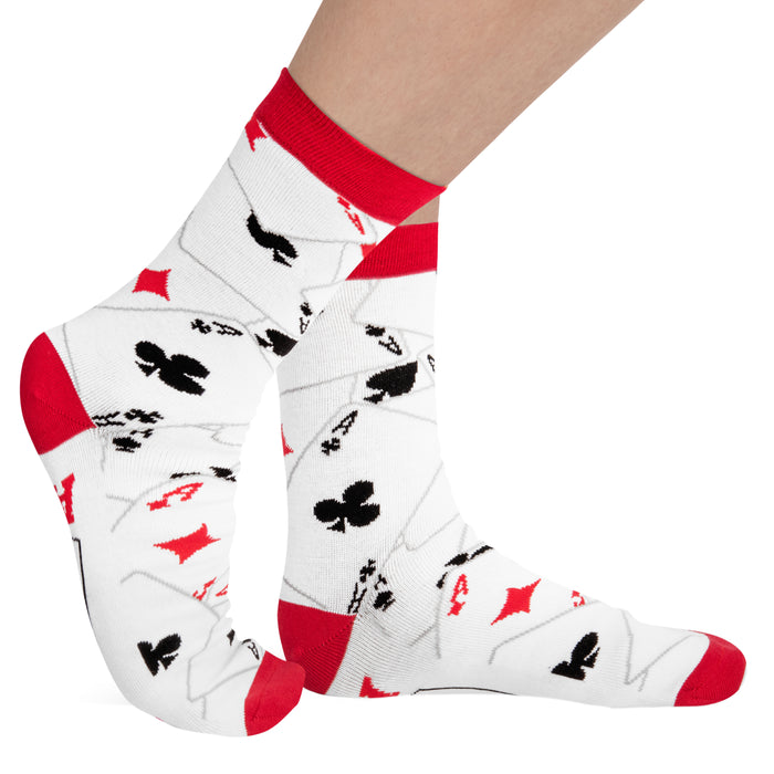 Kiss my Ace Socks for Poker and Cards Players