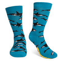 Don't Kill My Vibe Orca / Killer Whale Socks