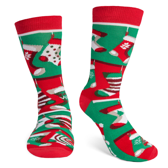 Well Hung Funny Christmas Socks