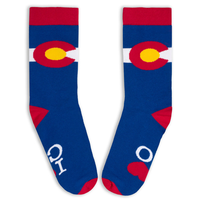 I Heart CO Colorado Socks (Blue)
