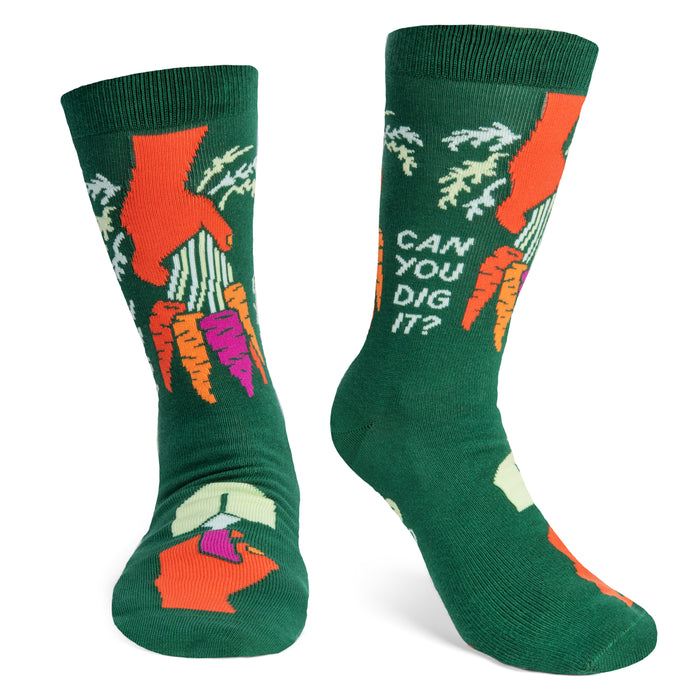 Can You Dig It Life's A Garden Socks