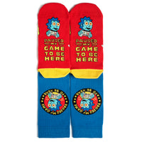I Paused My Game To Be Here Socks