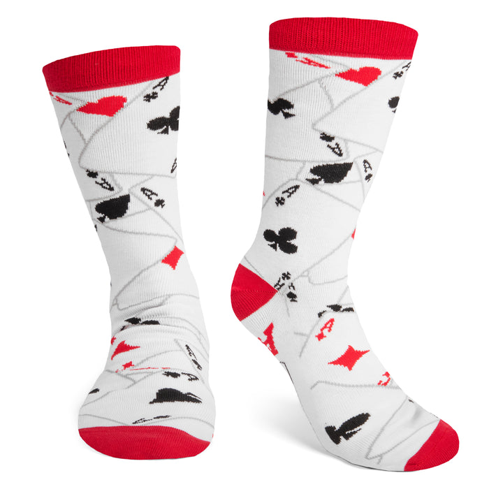 Kiss my Ace Socks for Poker and Cards Players