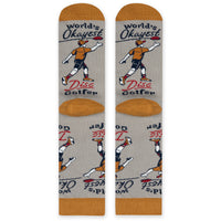 World's Okayest Disc Golfer Socks