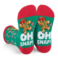 Oh Snap Funny Kids Christmas Holiday Socks for Kids