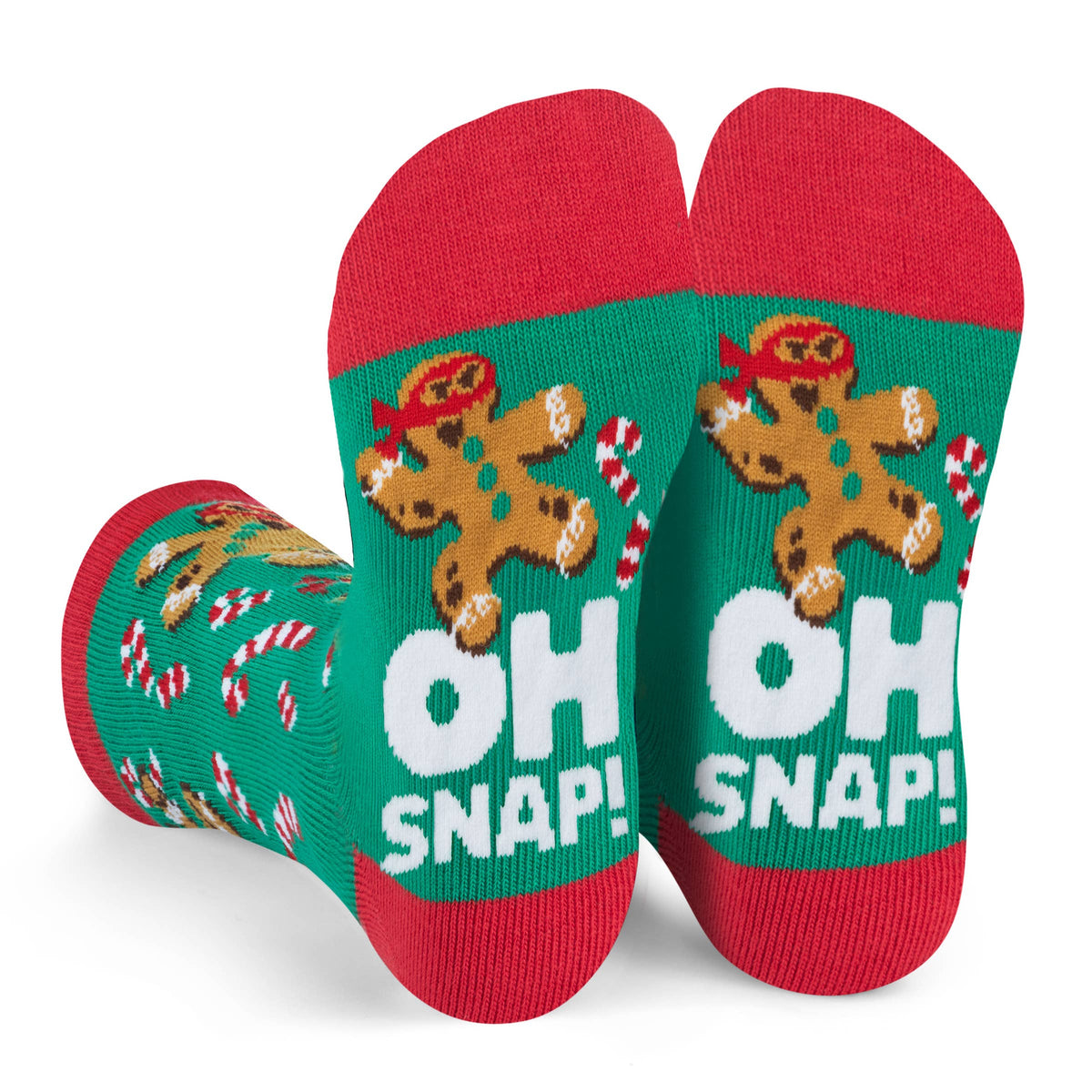 Oh Snap Funny Kids Christmas Holiday Socks for Kids