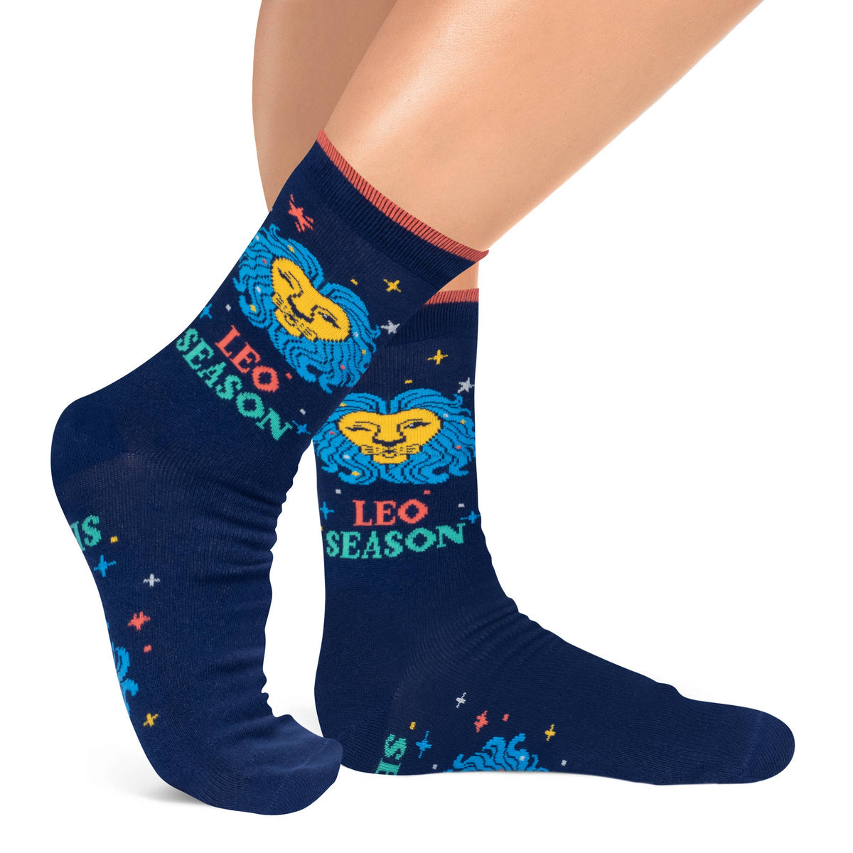 Leo Season Astrology Socks Birthday Gift for Women
