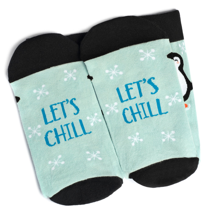Let's Chill Penguin Socks