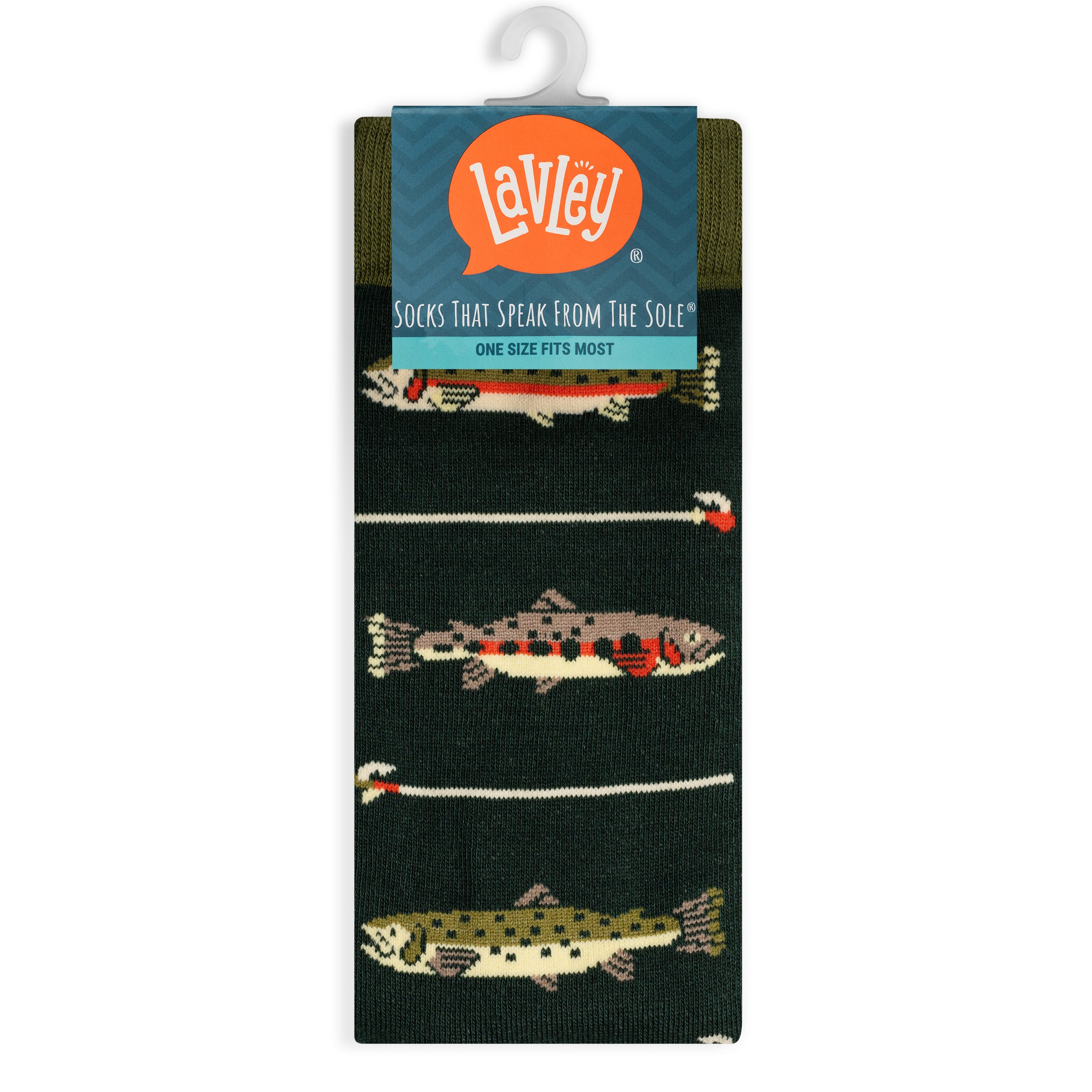 Keepin' It Reel Funny Fishing Socks for Men
