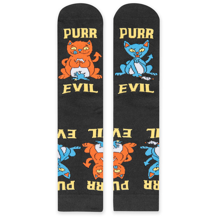 Purr Evil Cat Socks