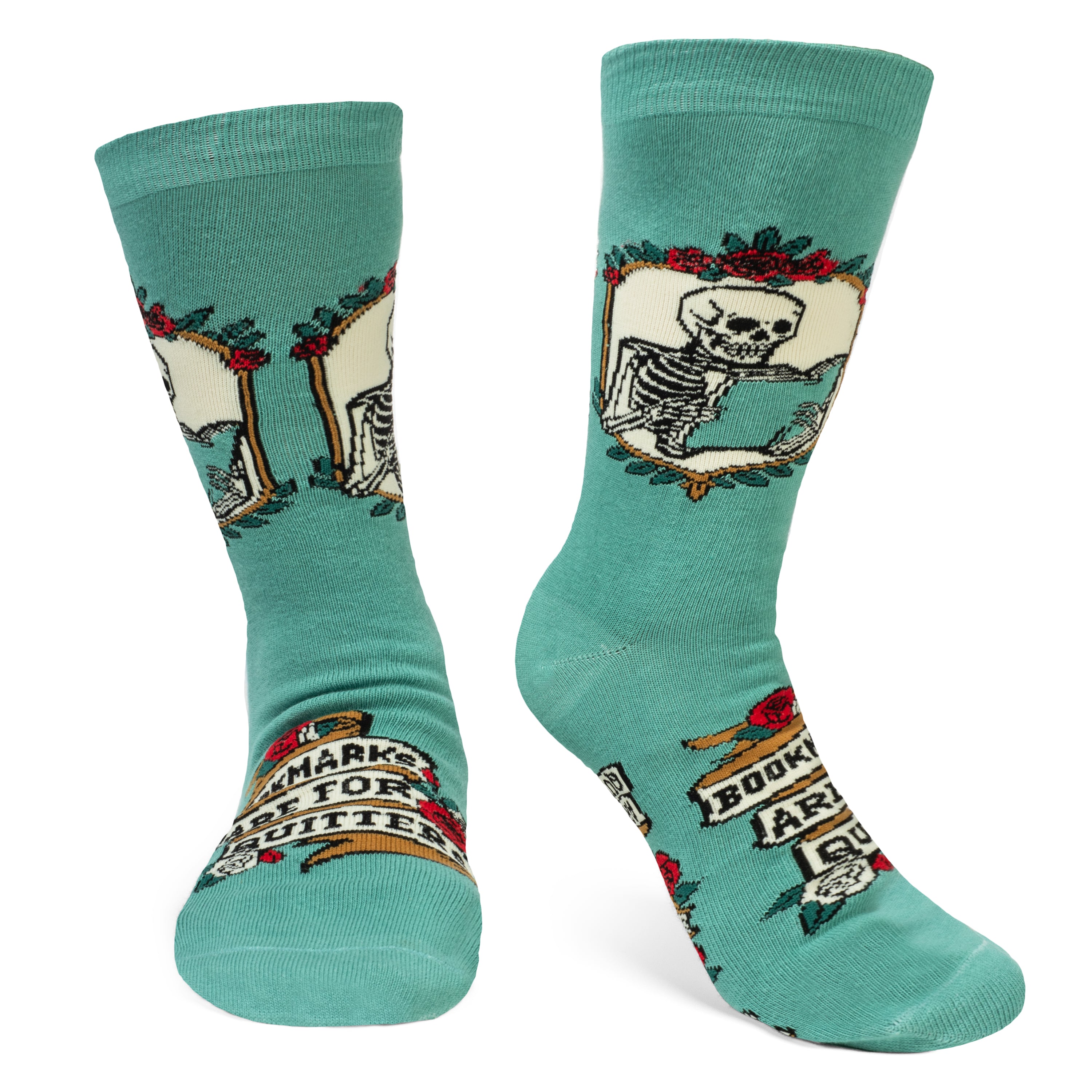 Bookmarks are for Quitters Book Socks for Readers