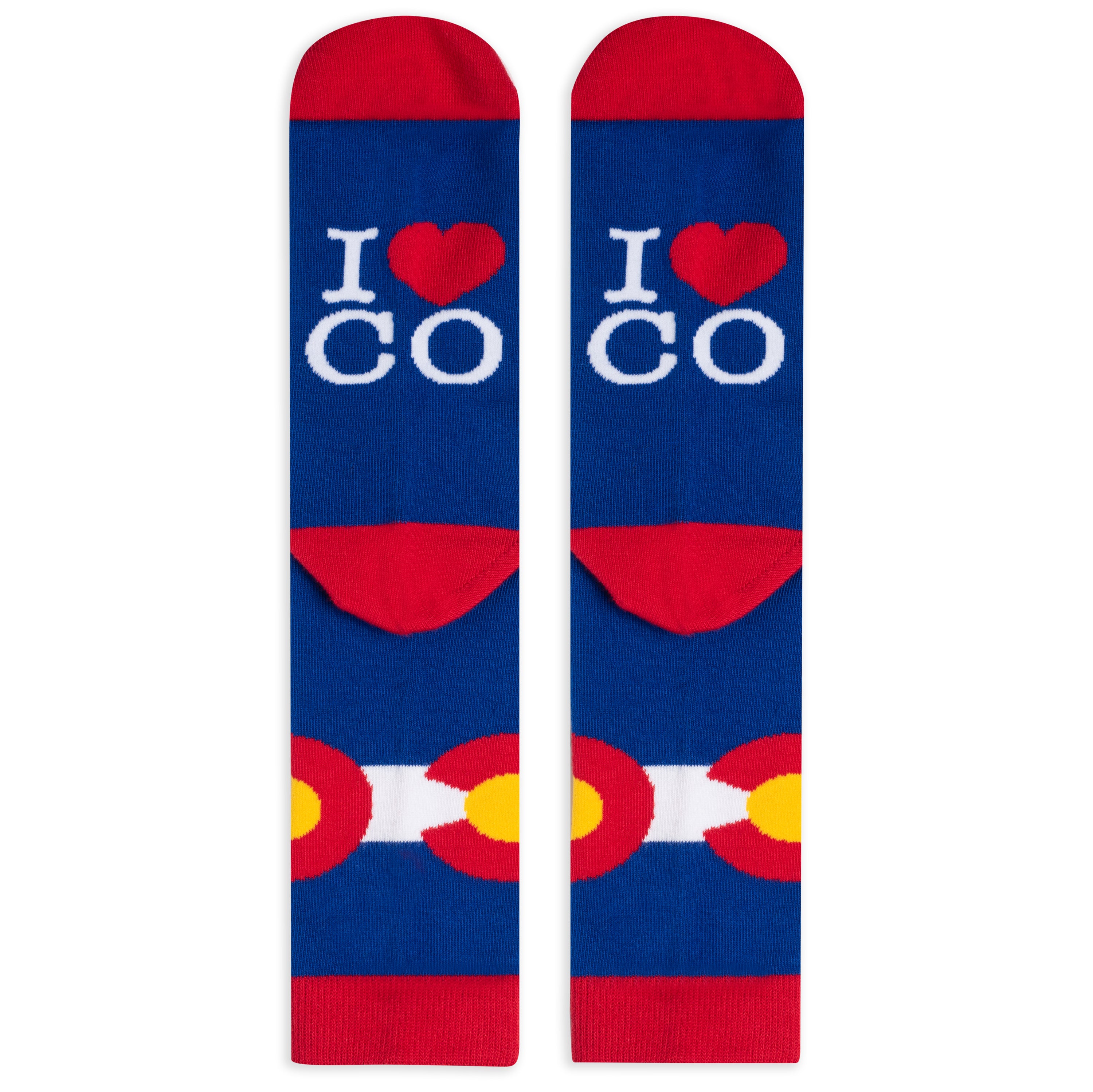 I Heart CO Colorado Socks (Blue)