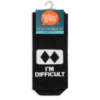 I'm Difficult Funny Ski Socks Gift for Men and Women