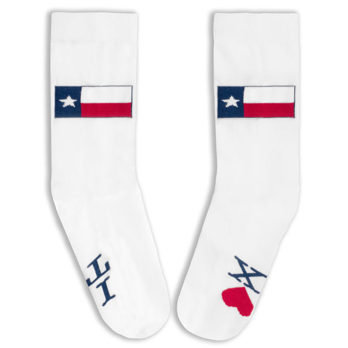 I Heart TX Texas Socks