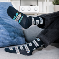 Old School Socks for Music Lovers and Birthday Gift for Men