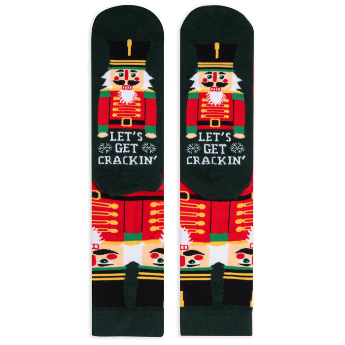 Let's Get Crackin' Nutcracker Christmas Socks