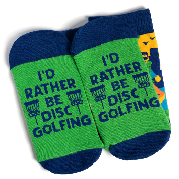 I'd Rather Be Disc Golfing Socks