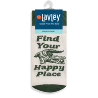 Find Your Happy Place Golf Socks for Men