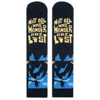 Not all Who Wander Are Lost (Bigfoot) Socks